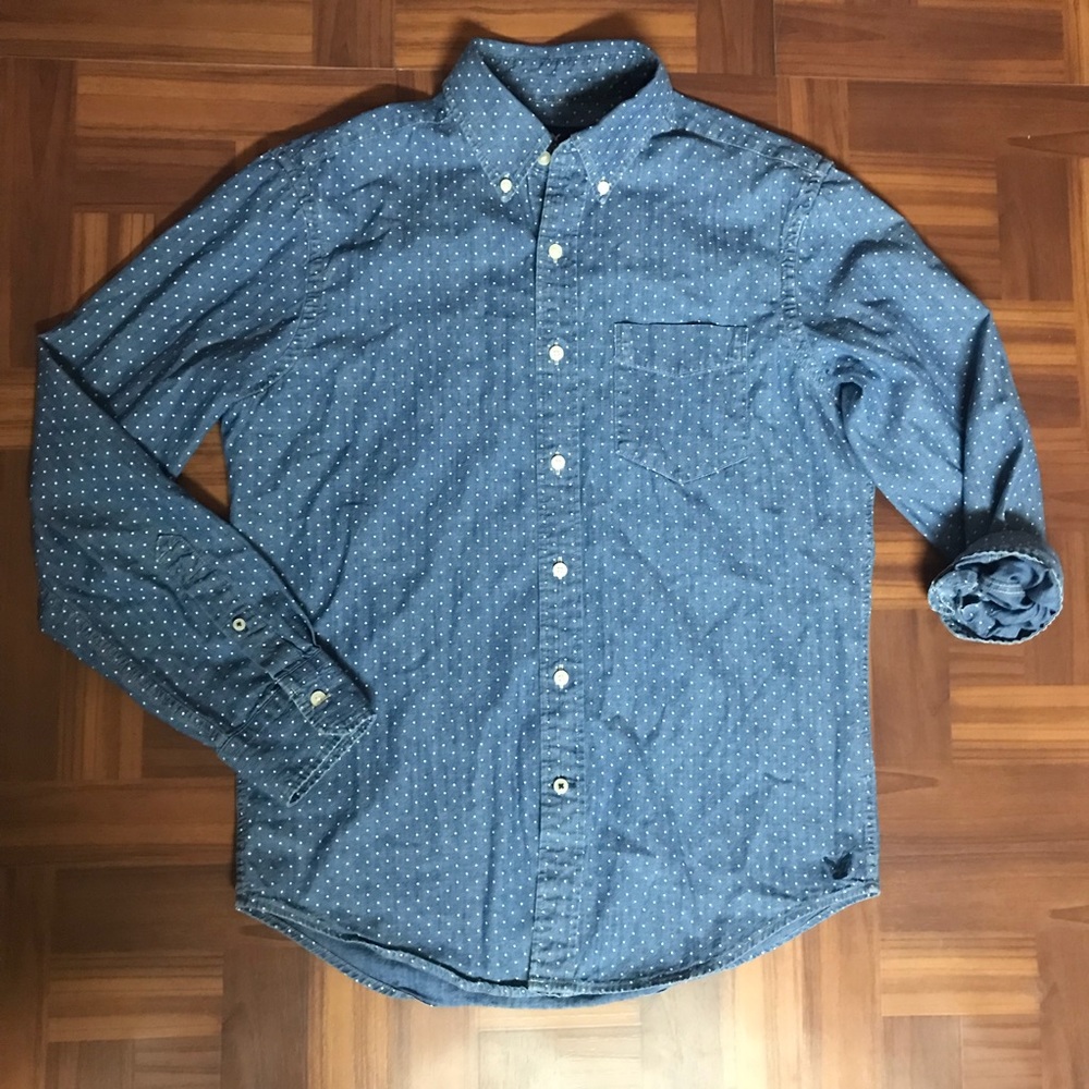 AE Denim Button- Down Shirt